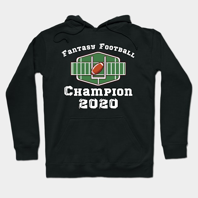 Fantasy Football Champion 2020 Hoodie by Jabinga